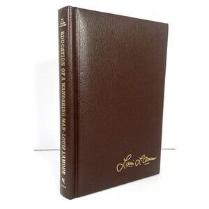 A Vintage Louis L'Amour - Education of A Wandering Man Leatherette HB